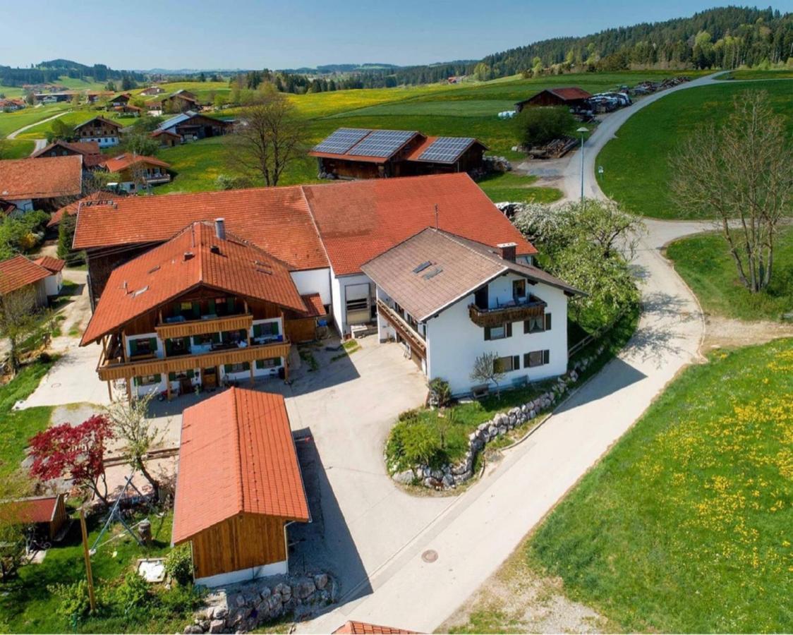 Panoramahof Ferienwohnung Hopferau Esterno foto