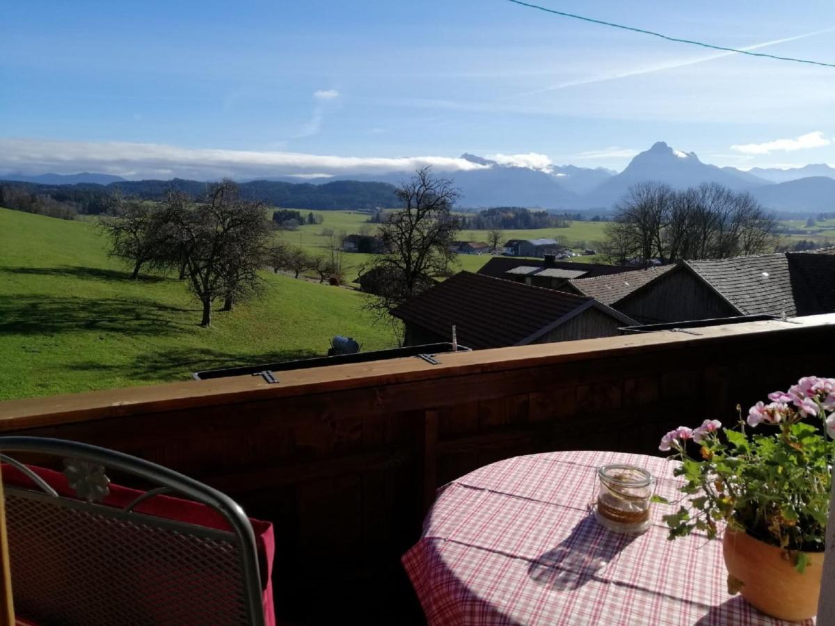 Panoramahof Ferienwohnung Hopferau Esterno foto