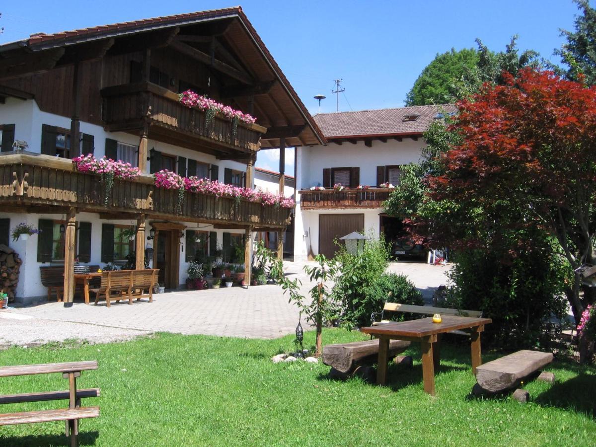 Panoramahof Ferienwohnung Hopferau Esterno foto