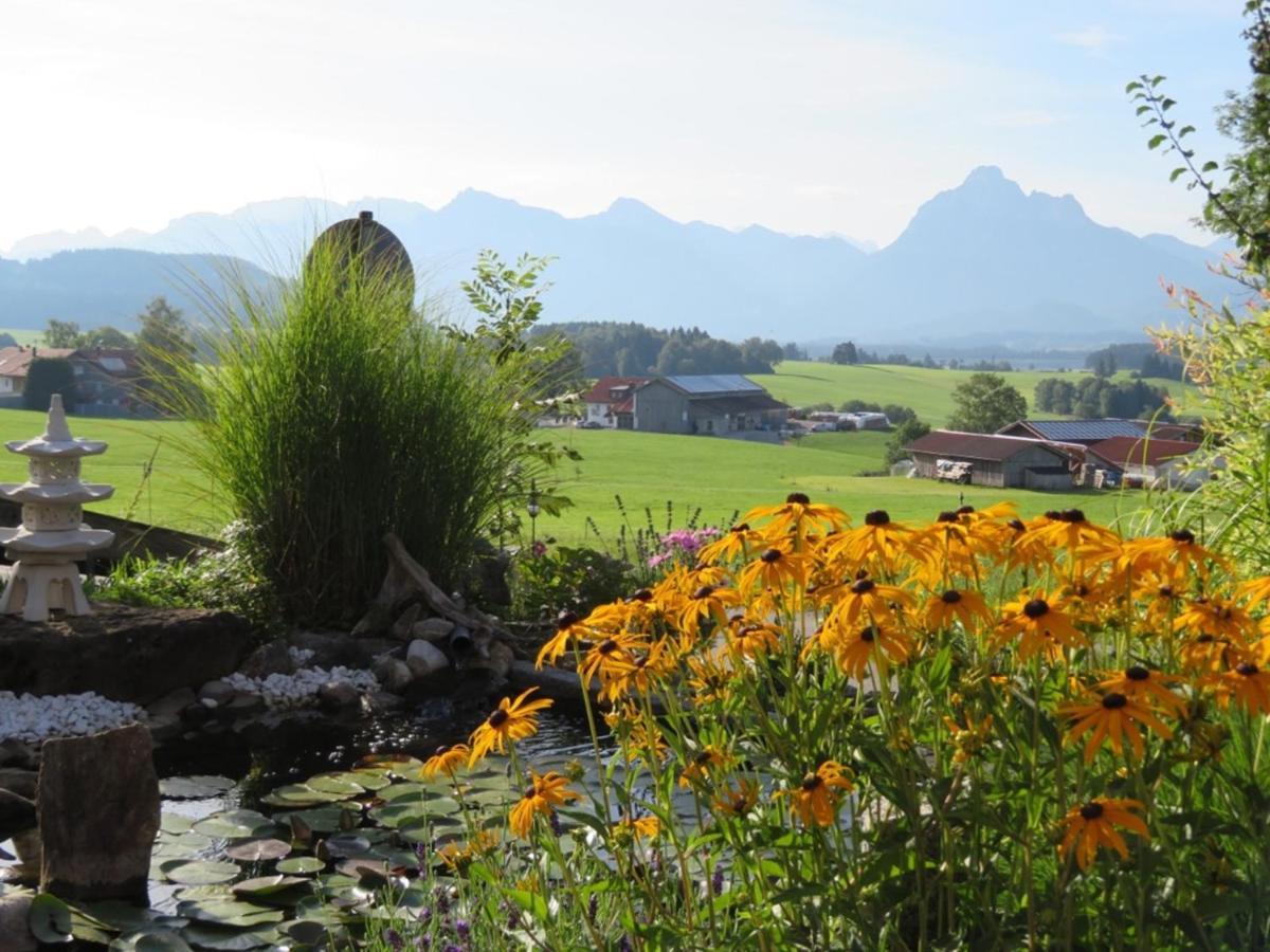 Panoramahof Ferienwohnung Hopferau Esterno foto